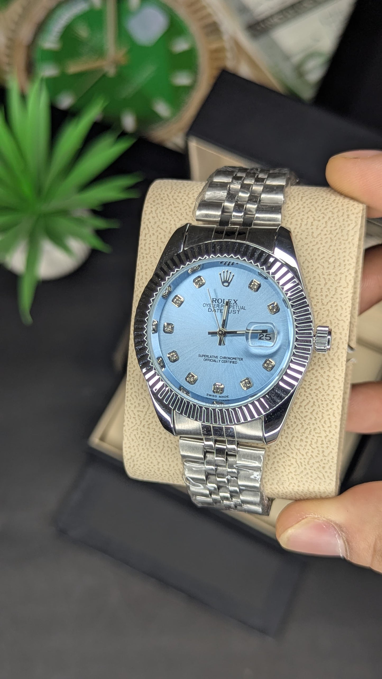 RLX DATE-JUST TIFFANY