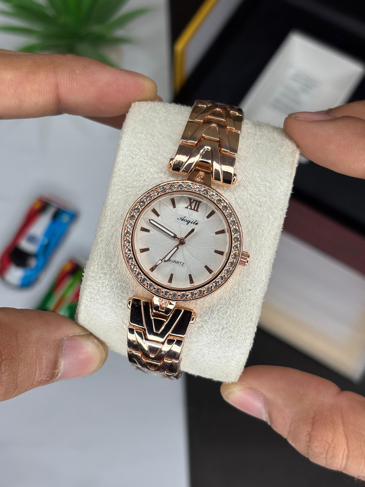 AOGILI WHITE ROSEGOLD
